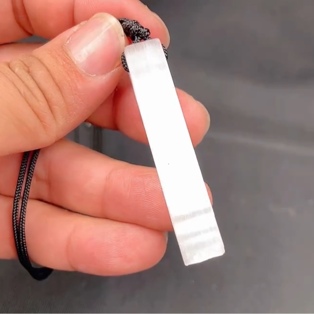 Simple Selenite necklace